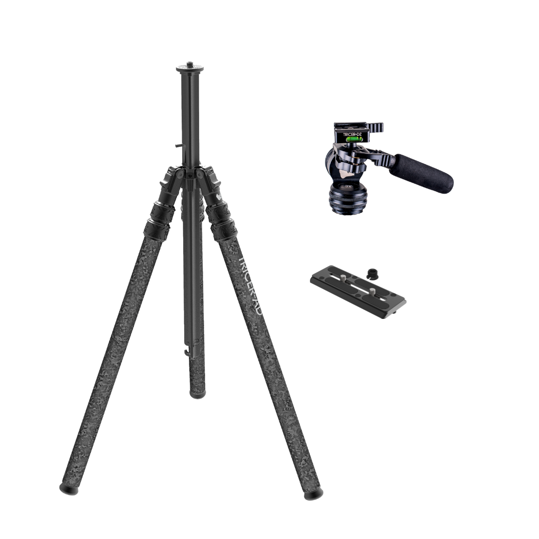 Carbon Camera Tripod + Pan/Ball Head