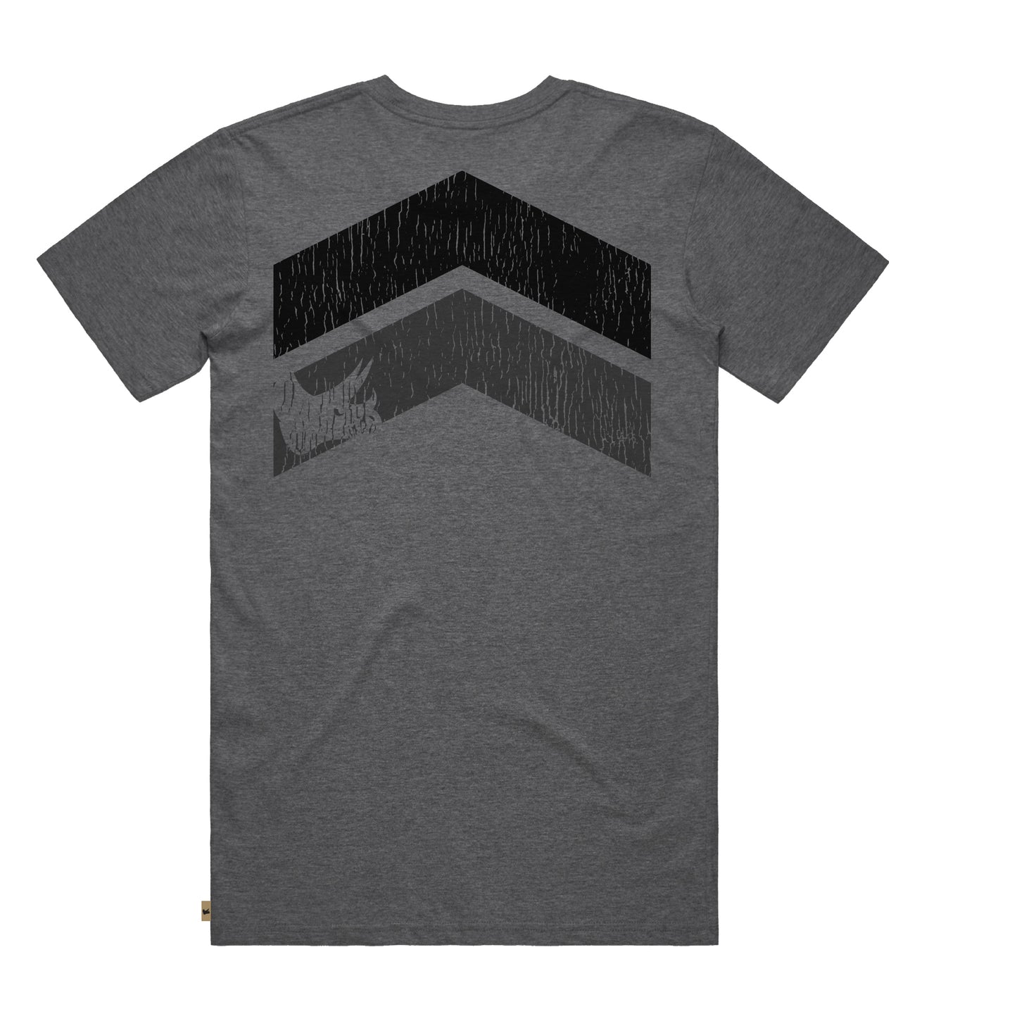 Camiseta con estampado de chevrón