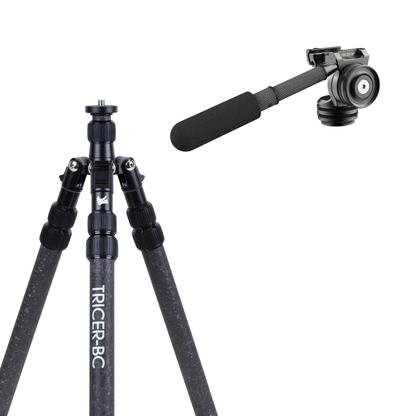 Backcountry Spotting Scope Tripod + Pan Head (Sitting)
