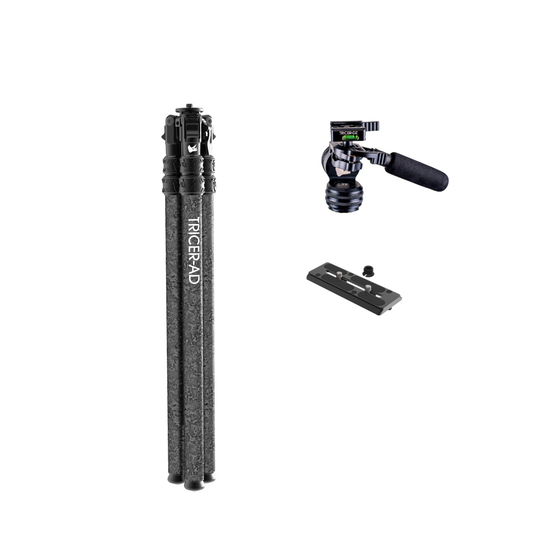 Carbon Camera Tripod + Pan/Ball Head