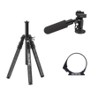 Backcountry Glassing Tripod + Pan Head + Bino Adapter Kit (Sitting)