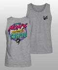 Your Mom's Favorite Tripod Tank front and back